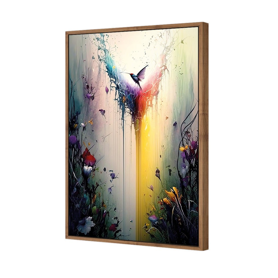 Fantasy Hummingbird III - Wall Art Designs - WB_100593_AR_V CAF_CP - MPY - 260 - M - S - S_45x30_S - 1550 - NAT