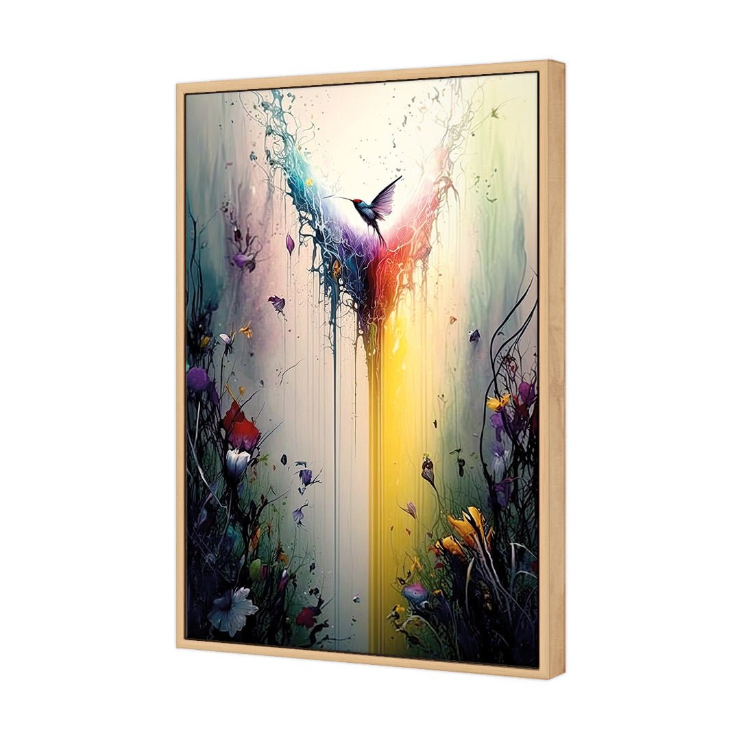 Fantasy Hummingbird III - Wall Art Designs - WB_100593_AR_V CAF_CP - MPY - 260 - M - S - S_45x30_S - 1550 - OAK