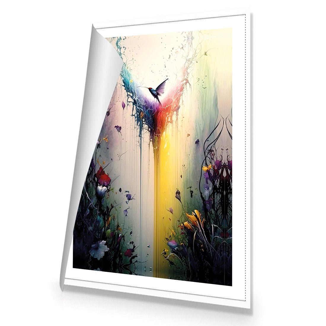 Fantasy Hummingbird III - Wall Art Designs - WB_100593_AR_V CAF_CP - MPY - 260 - M - R_45x30_NONE