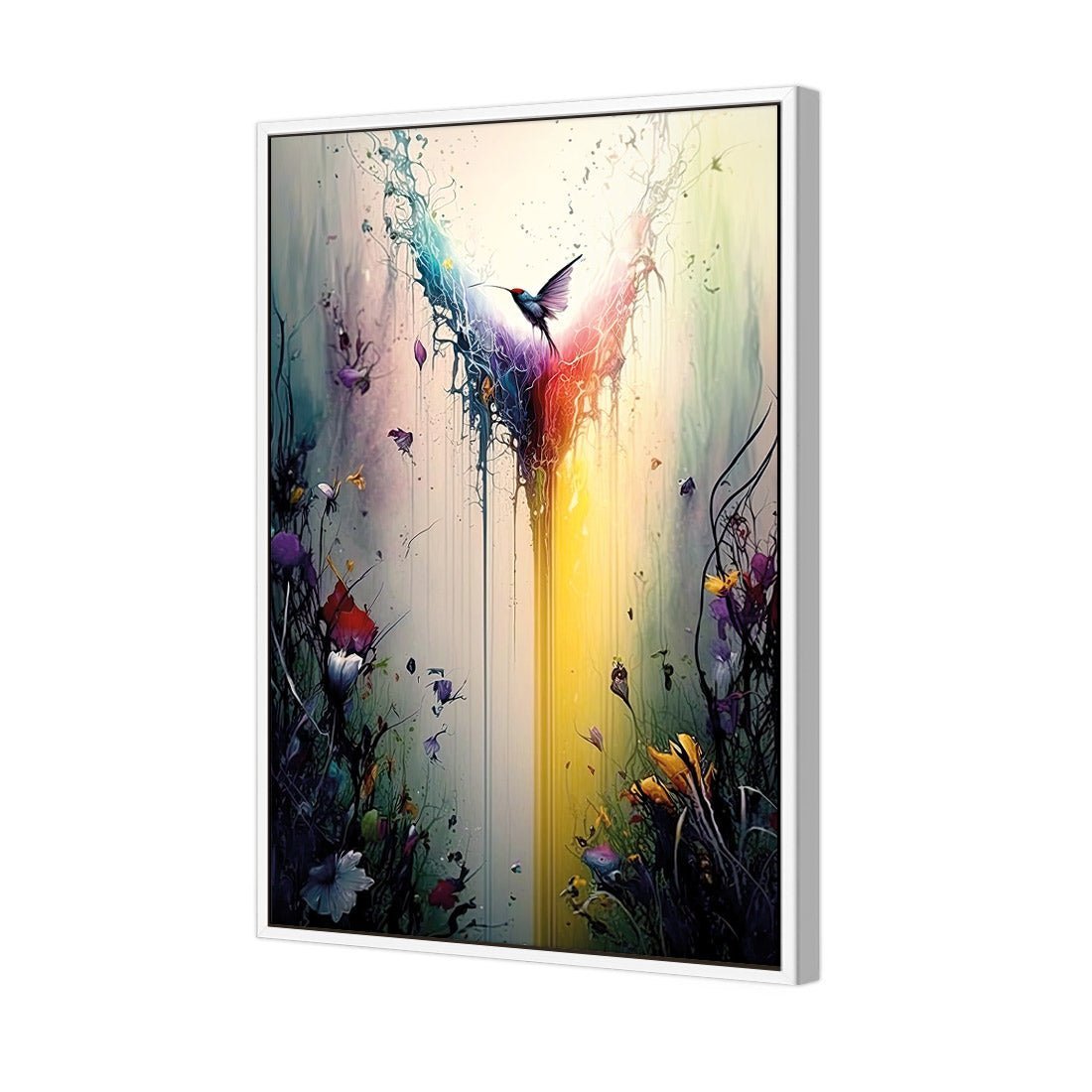 Fantasy Hummingbird III - Wall Art Designs - WB_100593_AR_V CAF_CP - MPY - 260 - M - S - S_45x30_S - 1550 - WHT