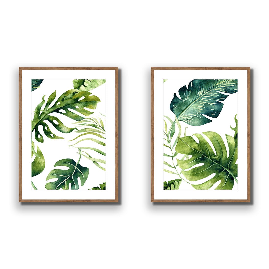 Fascinating Foliage Perfect Pair - Wall Art Designs - SET2_5014_AR_V WAD_AP - 030 - MAT_45x30_S - 2538 - NAT