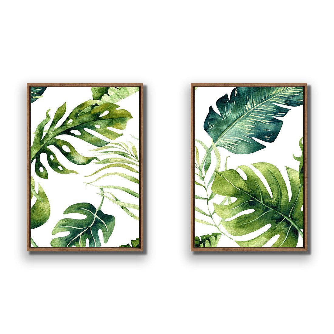 Fascinating Foliage Perfect Pair - Wall Art Designs - SET2_5014_AR_V WAD_CP - MPY - 260 - M - S - S_45x30_S - 1550 - NAT