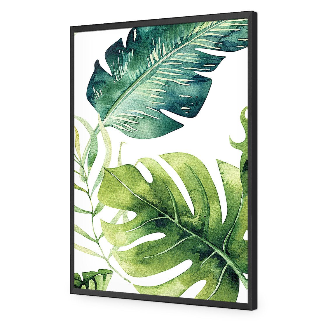 Fascinating Foliage Version 02 | Standard Acrylic | Flat Frame No Border | Black