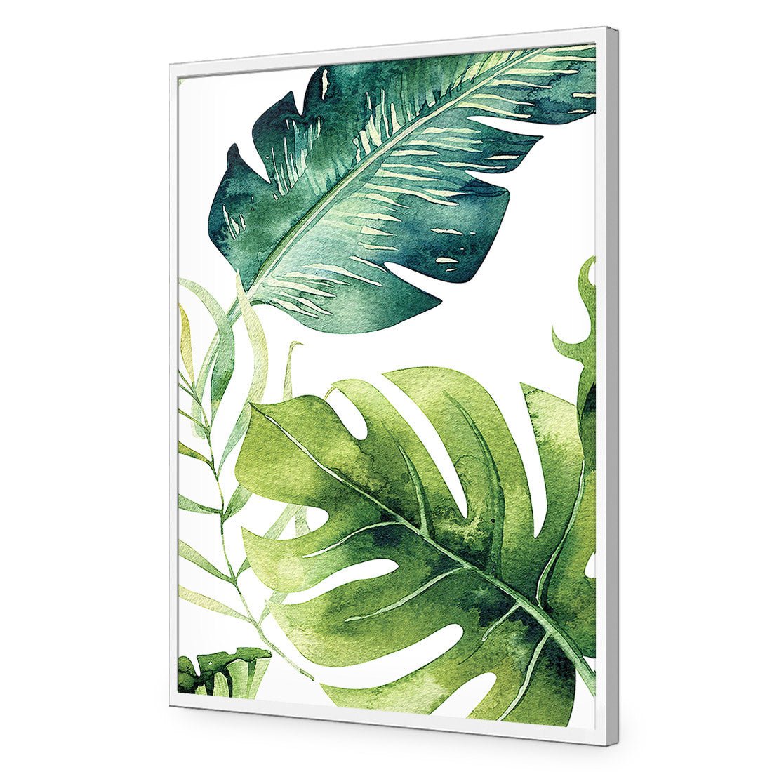 Fascinating Foliage Version 02 | Standard Acrylic | Flat Frame No Border | White
