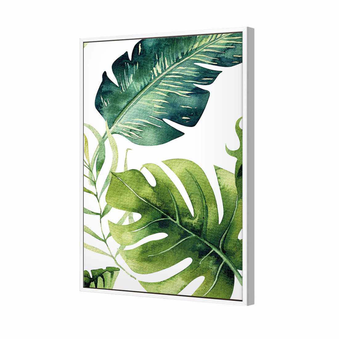 Fascinating Foliage Version 02 | Standard Canvas | Floating Frame | White