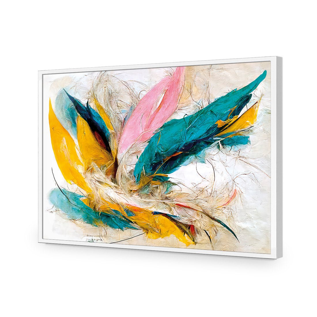 Feather Fluff - Wall Art Designs - WB_100517_AR_H CAF_AP - 030 - EDG_45x30_S - 2538 - WHT