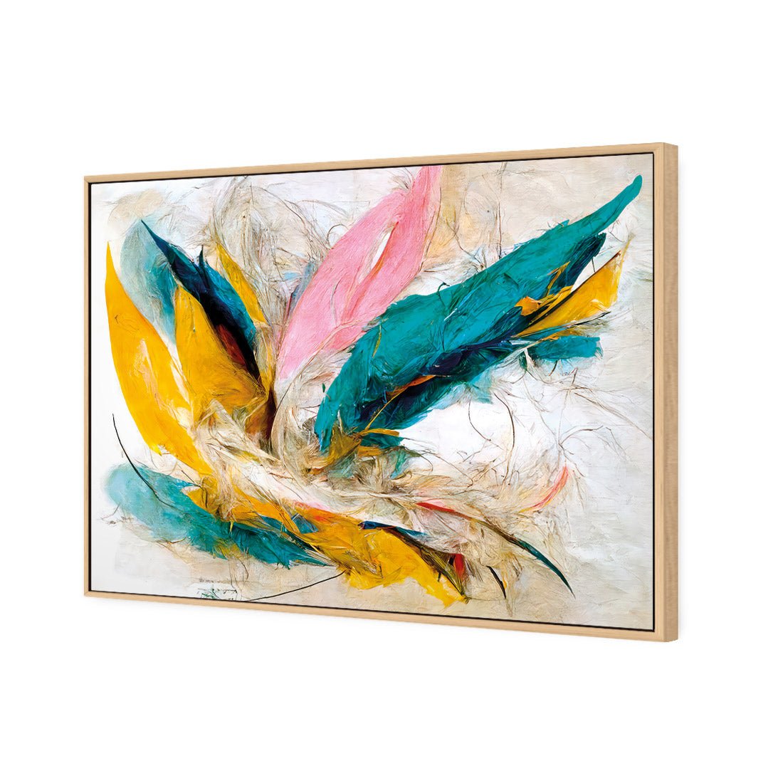 Feather Fluff - Wall Art Designs - WB_100517_AR_H CAF_CP - MPY - 260 - M - S - S_45x30_S - 1550 - OAK