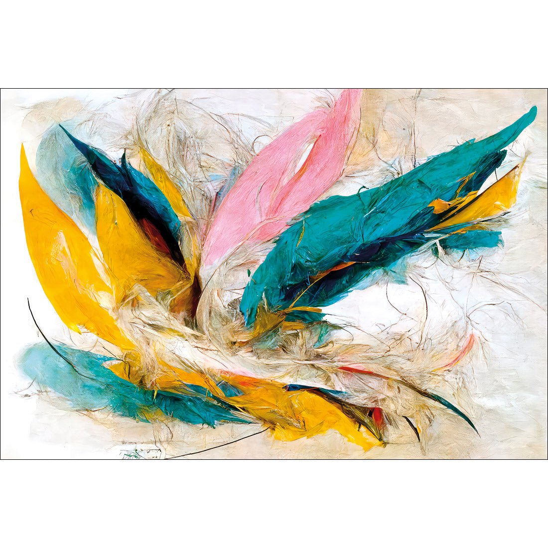 Feather Fluff - Wall Art Designs - WB_100517_AR_H CAF_CP - MPY - 260 - M - S - S_45x30_NONE