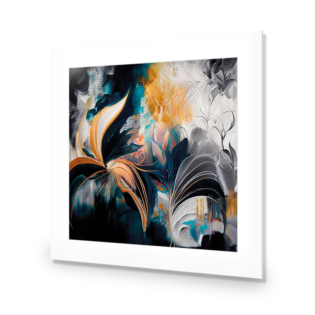 Feather Foliage I - Wall Art Designs - WB_100633_AS_Q CAF_AP - 030 - MAT_37x37_NONE