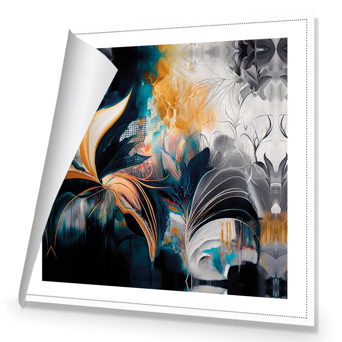 Feather Foliage I - Wall Art Designs - WB_100633_AS_Q CAF_CP - MPY - 260 - M - R_37x37_NONE