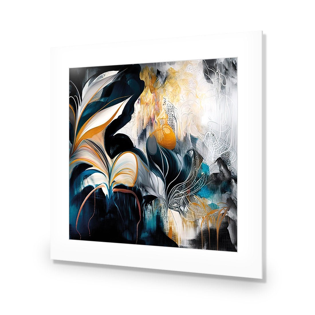 Feather Foliage II - Wall Art Designs - WB_100657_AS_Q CAF_AP - 030 - MAT_37x37_NONE