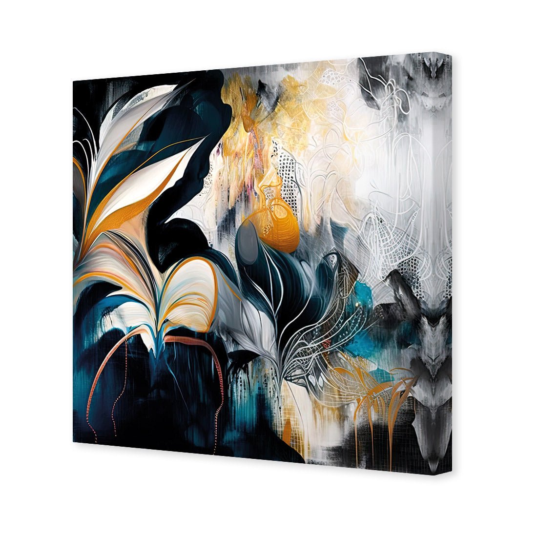 Feather Foliage II - Wall Art Designs - WB_100657_AS_Q CAF_CP - MPY - 260 - M - S - S_37x37_NONE