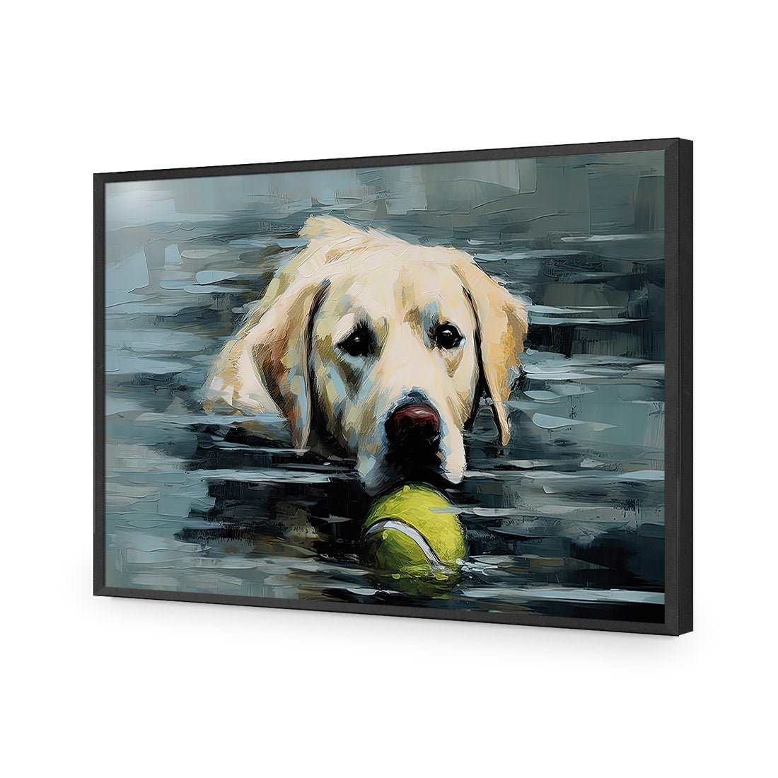 Fetch, Boy - Wall Art Designs - WH_1137_AR_H CAF_AP - 030 - EDG_45x30_S - 2538 - BLK