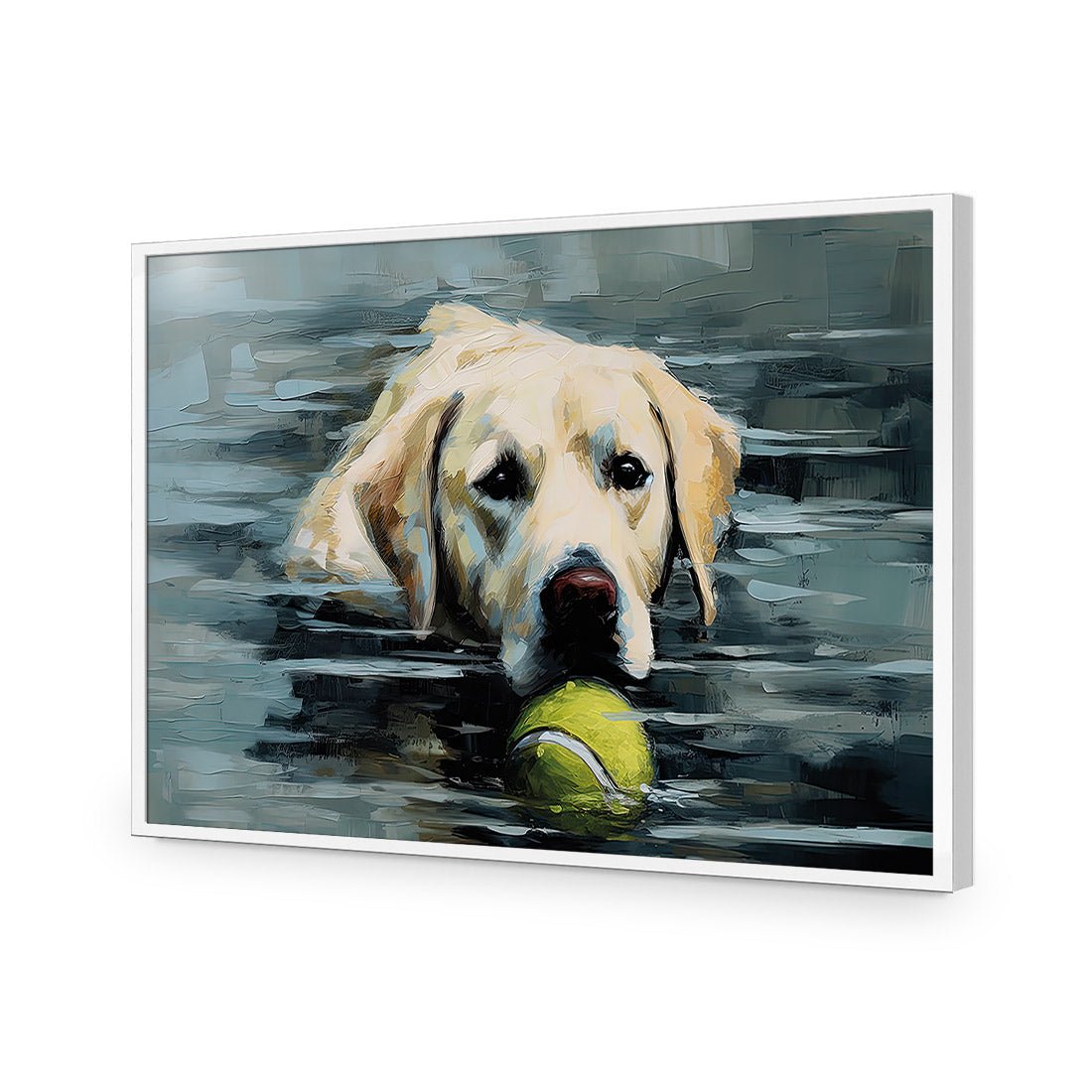 Fetch, Boy - Wall Art Designs - WH_1137_AR_H CAF_AP - 030 - EDG_45x30_S - 2538 - WHT