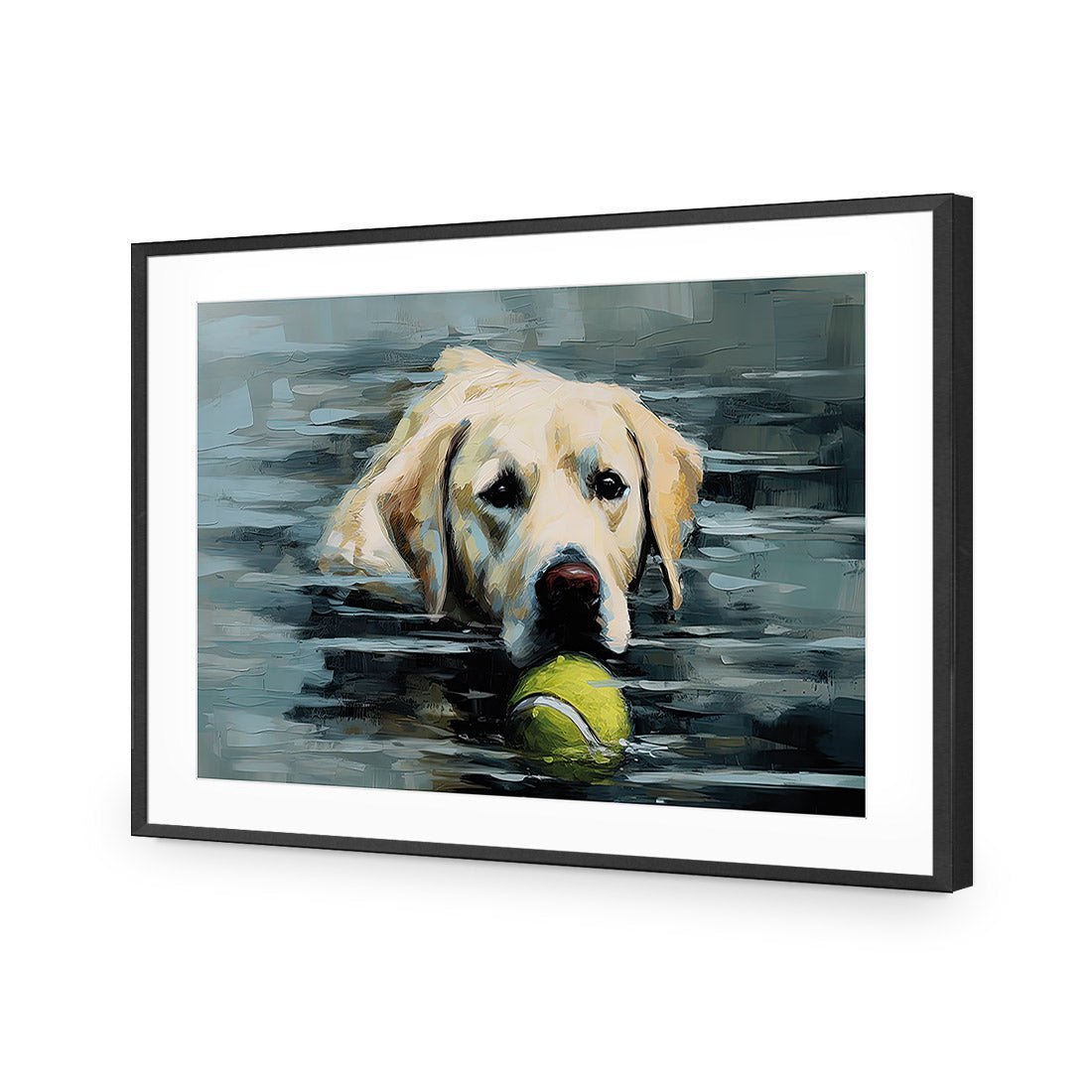 Fetch, Boy - Wall Art Designs - WH_1137_AR_H CAF_AP - 030 - MAT_45x30_S - 2538 - BLK