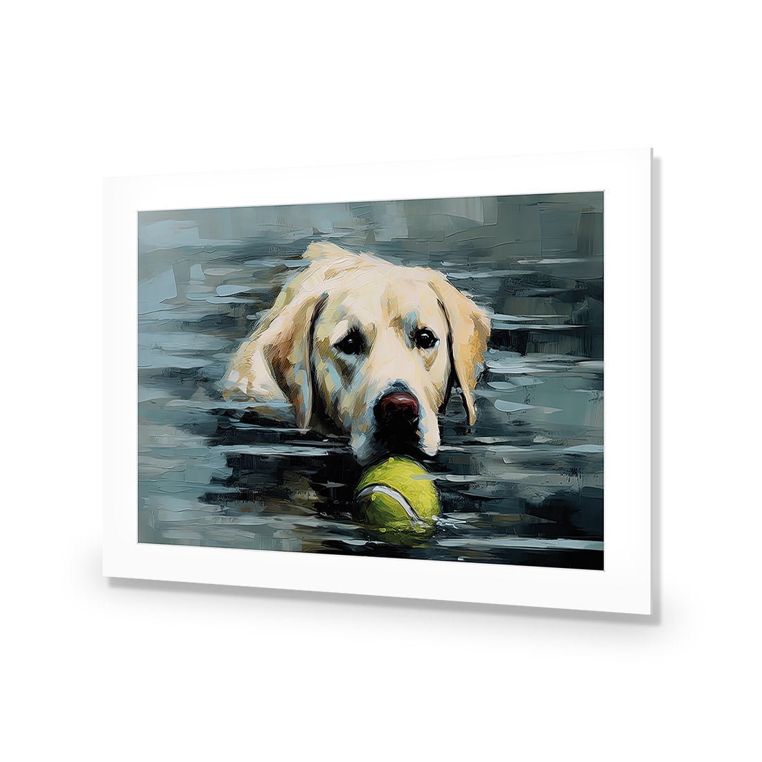 Fetch, Boy - Wall Art Designs - WH_1137_AR_H CAF_AP - 030 - MAT_45x30_NONE