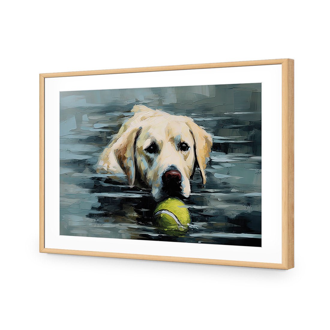 Fetch, Boy - Wall Art Designs - WH_1137_AR_H CAF_AP - 030 - MAT_45x30_S - 2538 - OAK