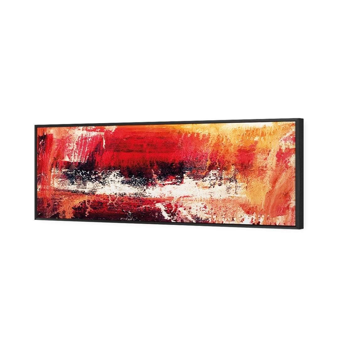 Fire, Red (Long) with Enhanced black, red and white Canvas Art - Wall Art Designs - 304_AL_H WAD_CP - MPY - 260 - M - S - S_60x20_S - 1550 - BLK_ENH