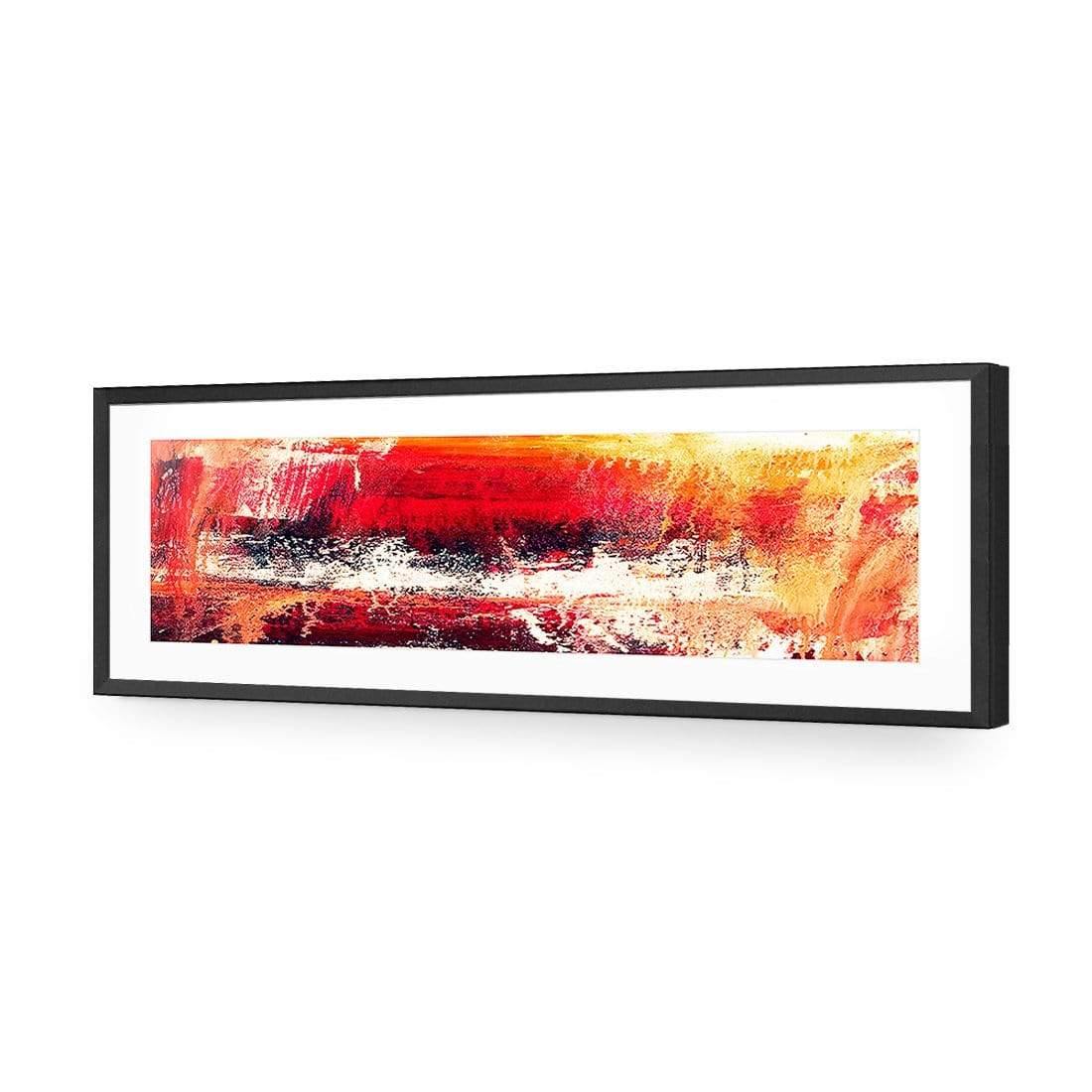 Fire, Red (Long) with Enhanced black, red and white Canvas Art - Wall Art Designs - 304_AL_H WAD_CP - MPY - 260 - M - R_60x20_NONE_ENH