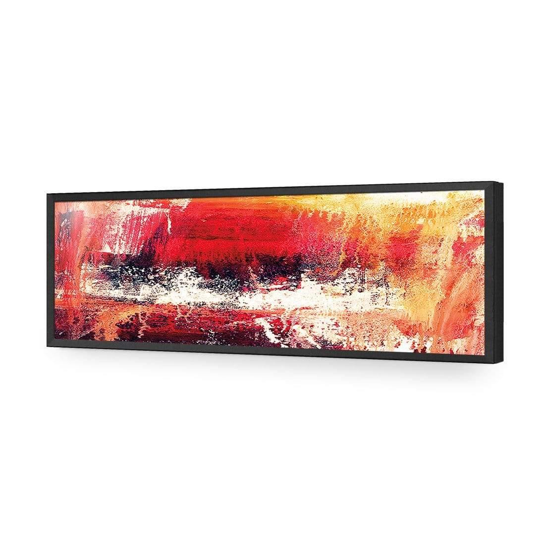 Fire, Red (Long) with Enhanced black, red and white Canvas Art - Wall Art Designs - 304_AL_H WAD_CP - MPY - 260 - M - R_60x20_NONE_ENH