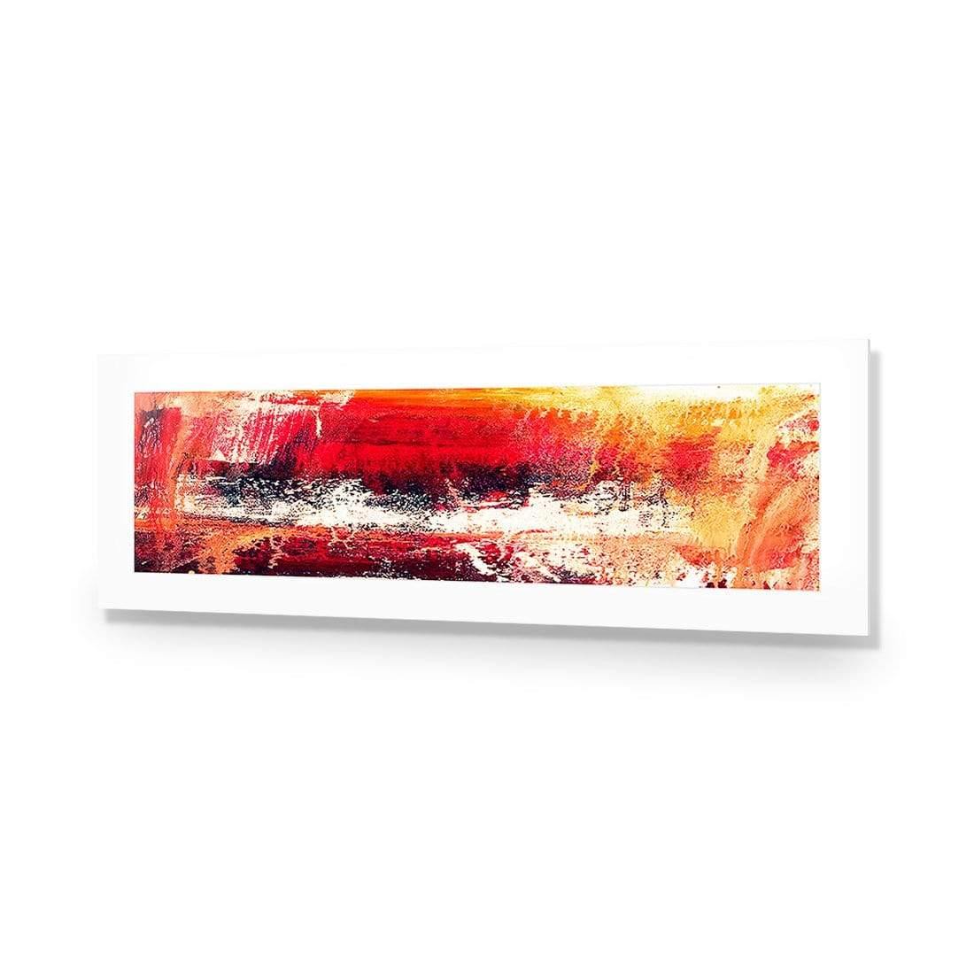 Fire, Red (Long) with Enhanced black, red and white Canvas Art - Wall Art Designs - 304_AL_H WAD_CP - MPY - 260 - M - R_60x20_NONE_ENH