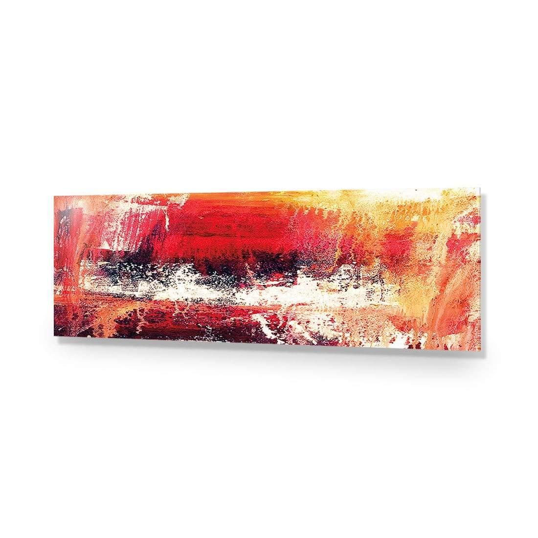 Fire, Red (Long) with Enhanced black, red and white Canvas Art - Wall Art Designs - 304_AL_H WAD_CP - MPY - 260 - M - R_60x20_NONE_ENH