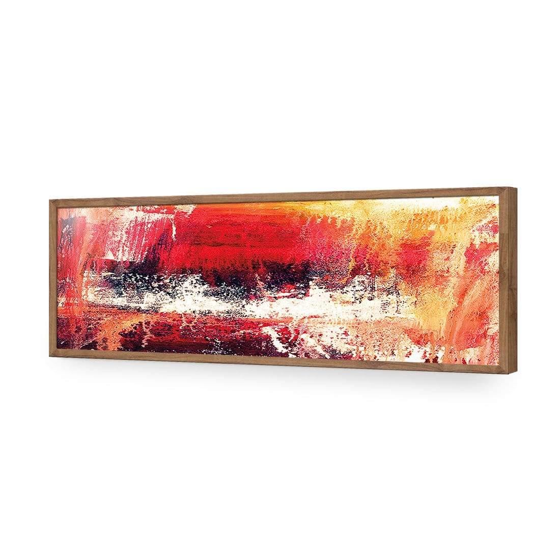 Fire, Red (Long) with Enhanced black, red and white Canvas Art - Wall Art Designs - 304_AL_H WAD_CP - MPY - 260 - M - R_60x20_NONE_ENH