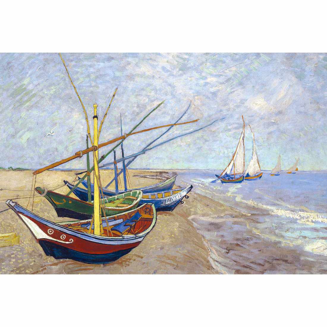 Fishing Boats by Van Gogh Canvas Art - Wall Art Designs - 1049_AR_H WAD_CP - MPY - 260 - M - R_45x30_NONE_ART