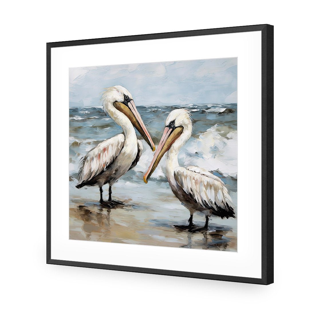 Fishing Buddies - Wall Art Designs - WH_1138_AS_Q CAF_AP - 030 - MAT_37x37_S - 2538 - BLK