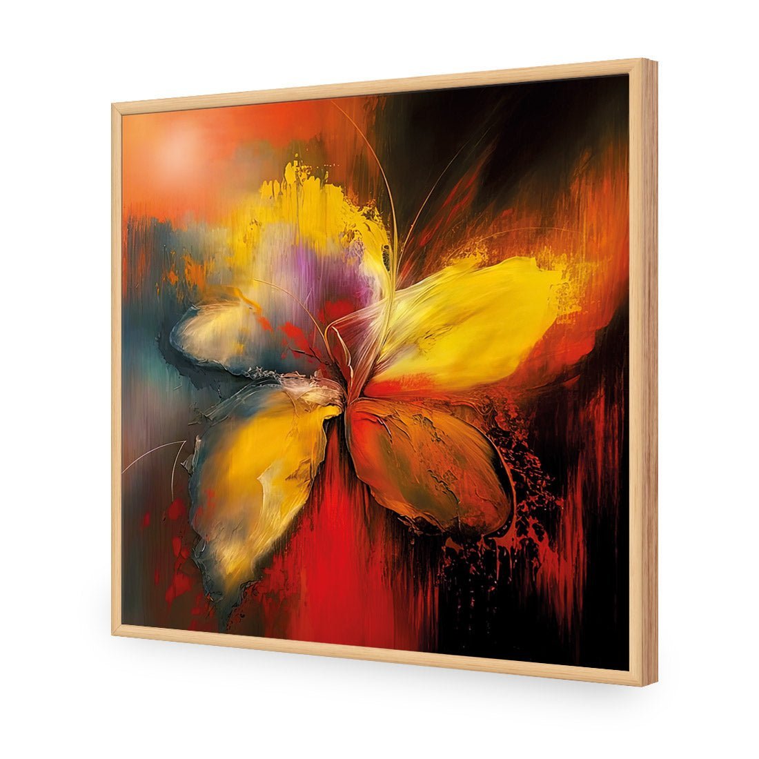 Five Painted Petals - Wall Art Designs - WB_100674_AS_Q CAF_AP - 030 - EDG_37x37_S - 2538 - OAK