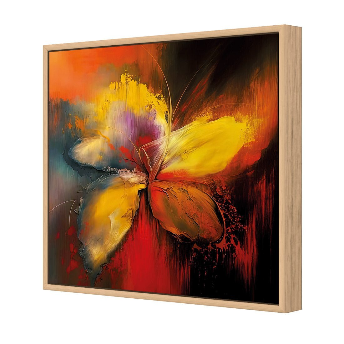 Five Painted Petals - Wall Art Designs - WB_100674_AS_Q CAF_CP - MPY - 260 - M - S - S_37x37_S - 1550 - OAK