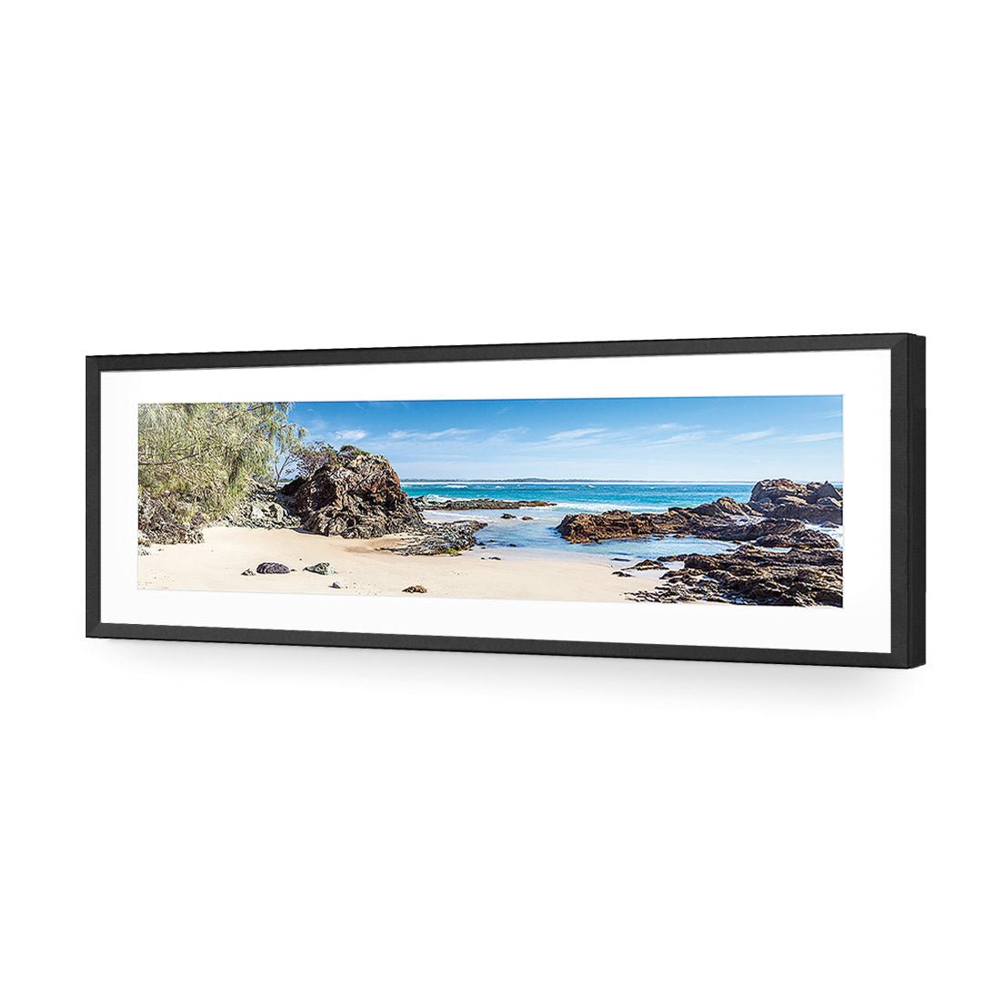 Flagstaff Lookout Beach - Wall Art Designs - 1938_AL_H WAD_AP - 030 - MAT_90x30_S - 2538 - BLK