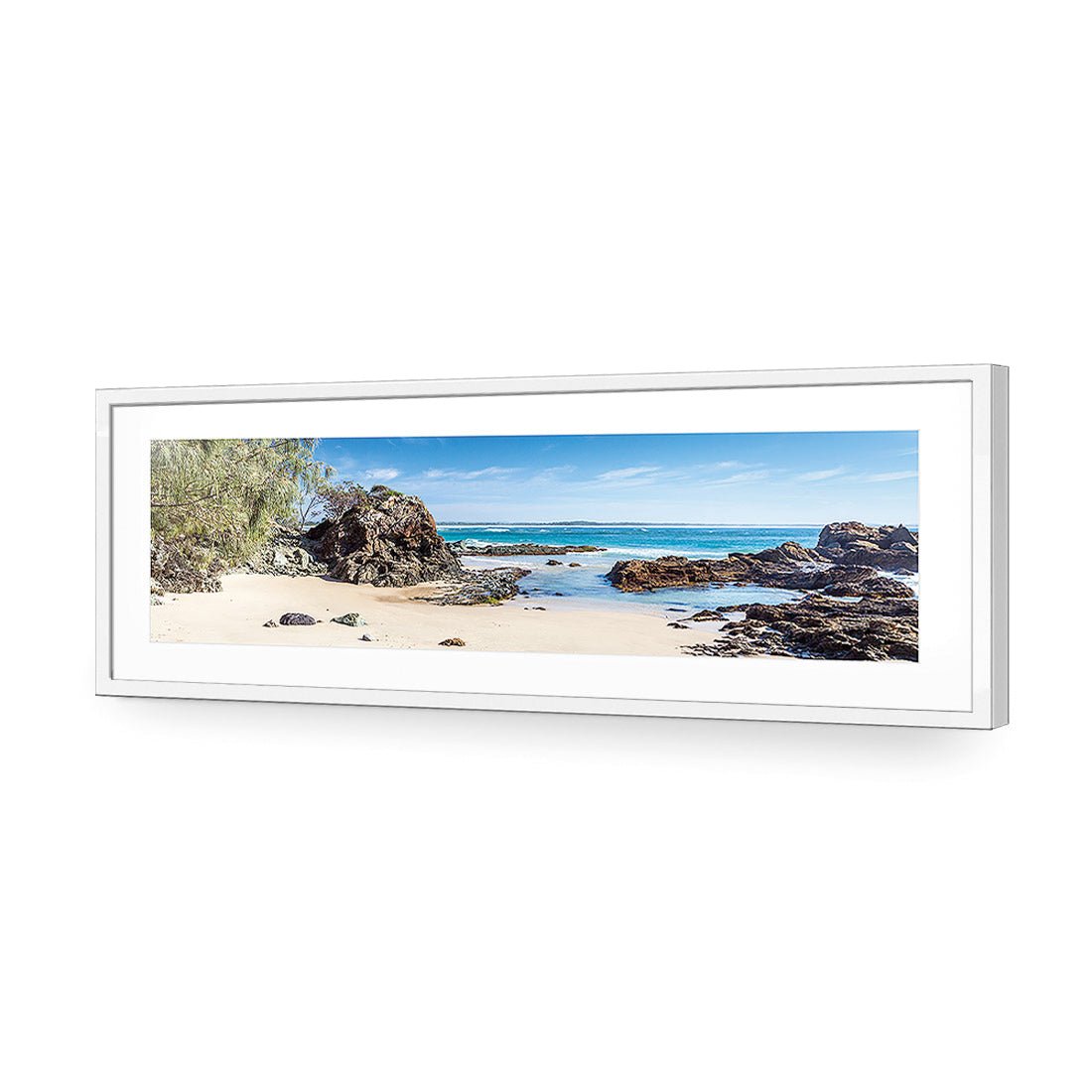 Flagstaff Lookout Beach - Wall Art Designs - 1938_AL_H WAD_AP - 030 - MAT_90x30_S - 2538 - WHT