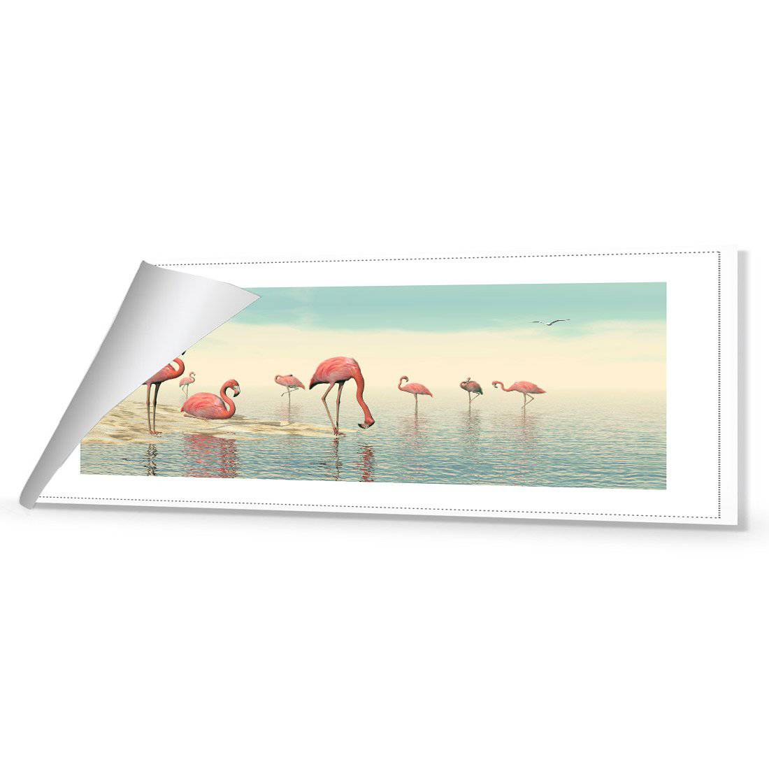 Flamingo Chill | Standard Canvas | No Frame | Rolled Canvas