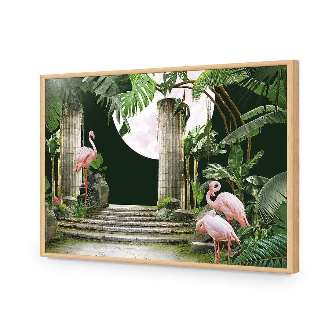 Flamingo Moon - Wall Art Designs - 3943_AR_H CAF_AP - 030 - EDG_45x30_S - 2538 - OAK