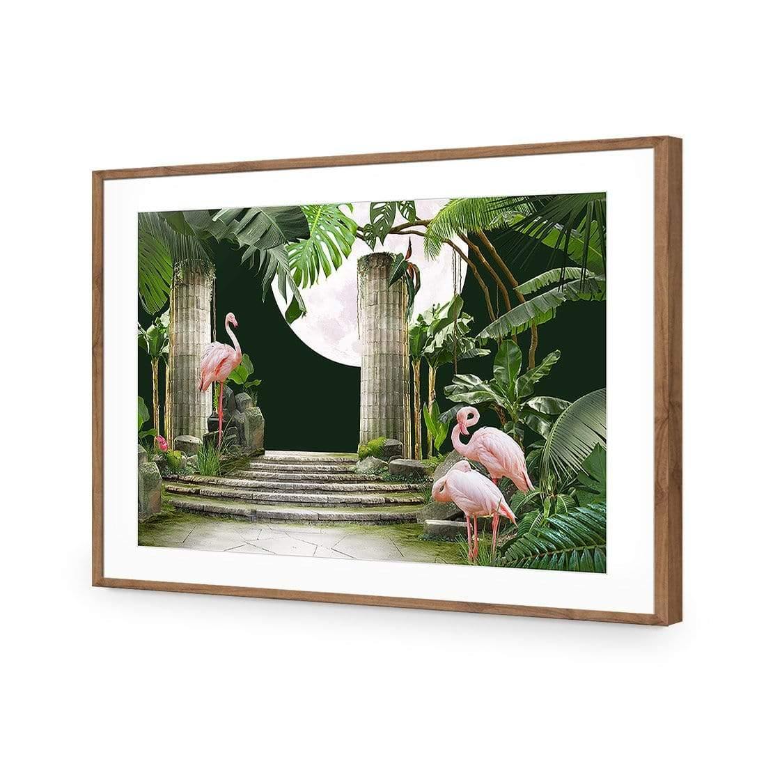 Flamingo Moon - Wall Art Designs - 3943_AR_H CAF_AP - 030 - MAT_45x30_S - 2538 - NAT