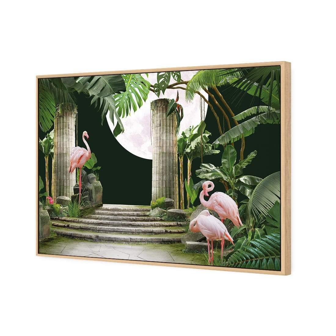 Flamingo Moon - Wall Art Designs - 3943_AR_H CAF_CP - MPY - 260 - M - S - S_45x30_S - 1550 - OAK