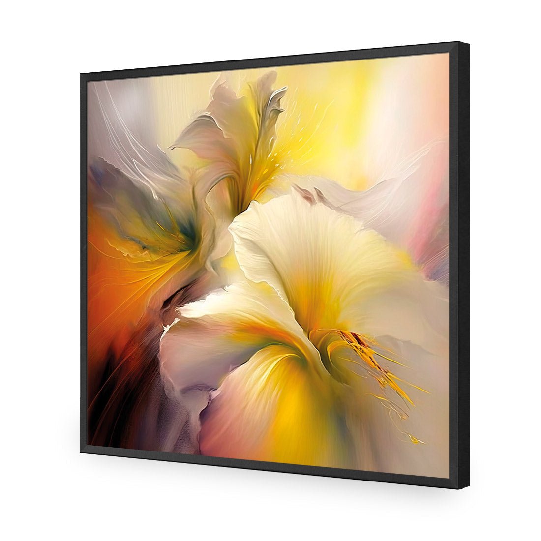 Fleeting Flowers I - Wall Art Designs - WB_100630_AS_Q CAF_AP - 030 - EDG_37x37_S - 2538 - BLK