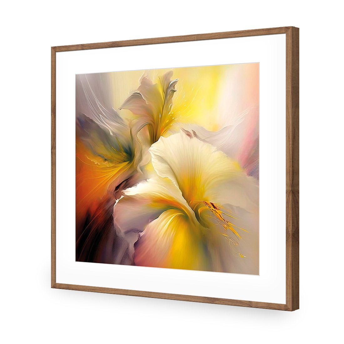 Fleeting Flowers I - Wall Art Designs - WB_100630_AS_Q CAF_AP - 030 - MAT_37x37_S - 2538 - NAT