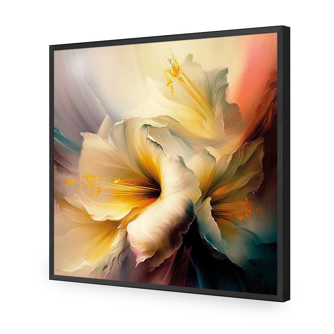 Fleeting Flowers II - Wall Art Designs - WB_100655_AS_Q CAF_AP - 030 - EDG_37x37_S - 2538 - BLK