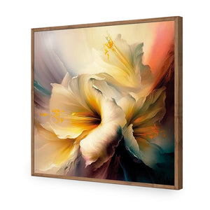 Fleeting Flowers II | Classic Acrylic | Flat Frame No Border | Natural