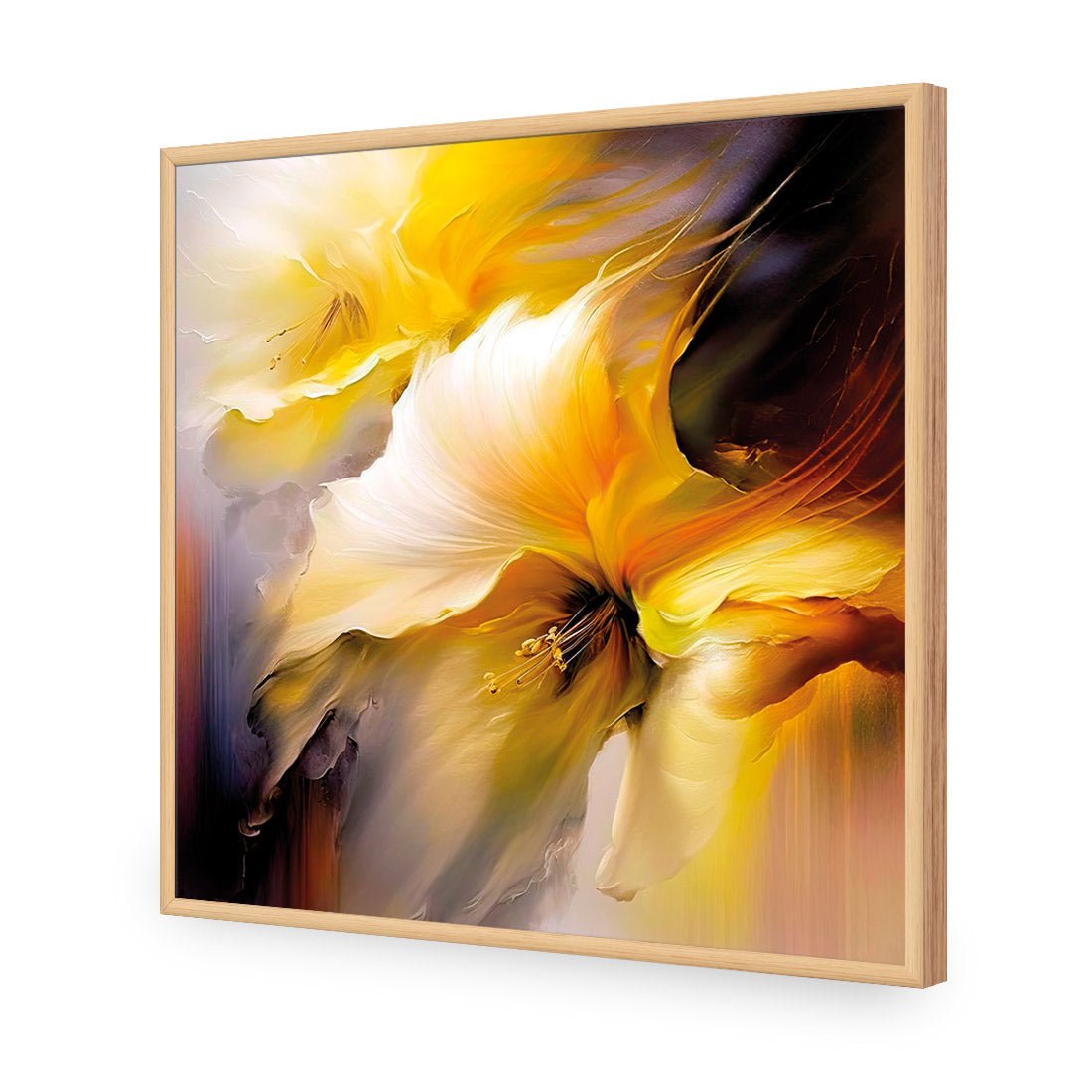 Fleeting Flowers III - Wall Art Designs - WB_100667_AS_Q CAF_AP - 030 - EDG_37x37_S - 2538 - OAK