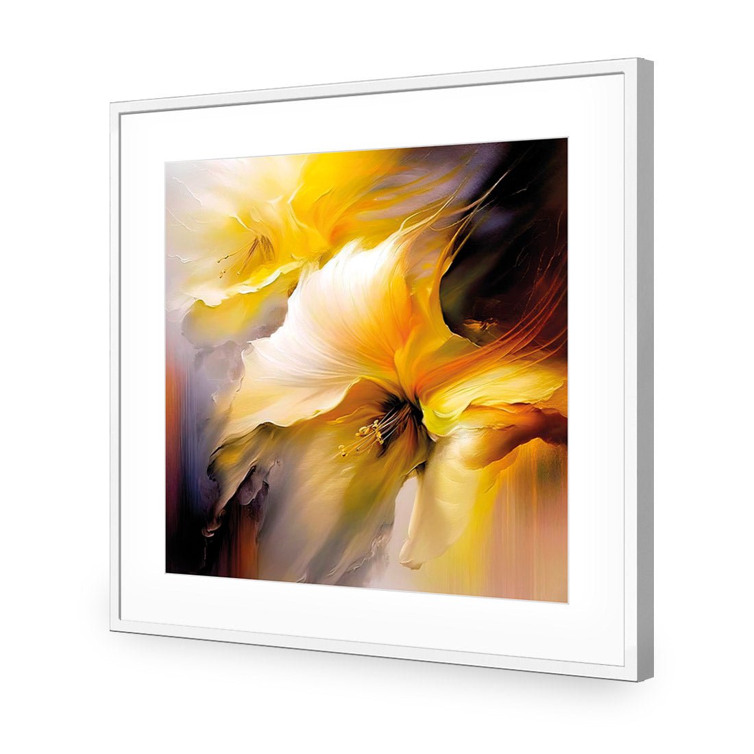 Fleeting Flowers III - Wall Art Designs - WB_100667_AS_Q CAF_AP - 030 - MAT_37x37_S - 2538 - WHT