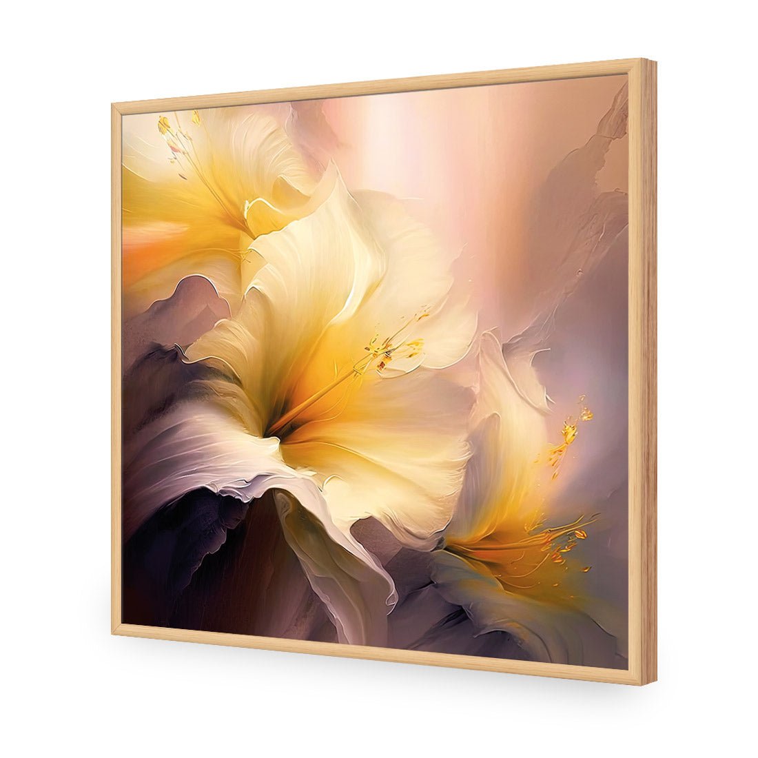 Fleeting Flowers IV - Wall Art Designs - WB_100675_AS_Q CAF_AP - 030 - EDG_37x37_S - 2538 - OAK