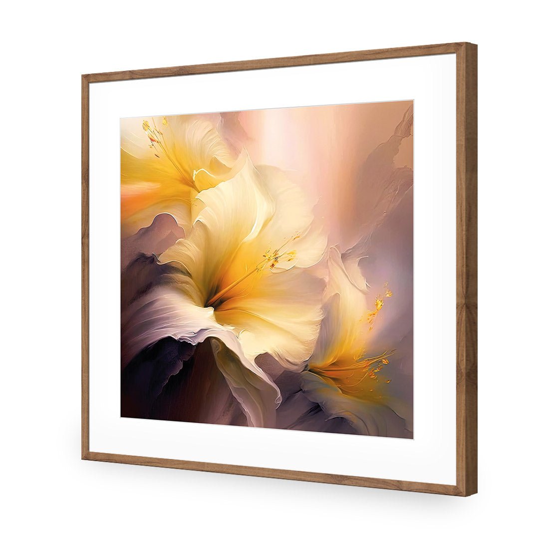 Fleeting Flowers IV - Wall Art Designs - WB_100675_AS_Q CAF_AP - 030 - MAT_37x37_S - 2538 - NAT