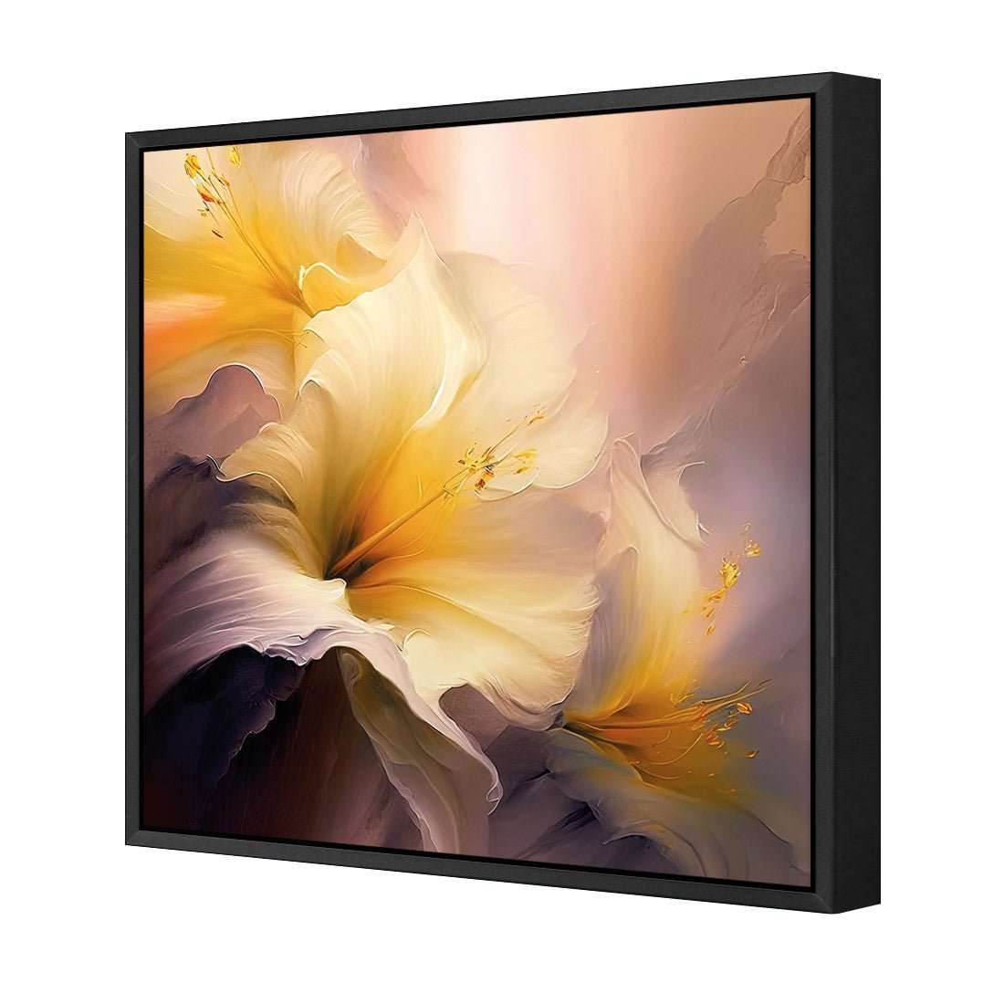 Fleeting Flowers IV - Wall Art Designs - WB_100675_AS_Q CAF_CP - MPY - 260 - M - S - S_37x37_S - 1550 - BLK