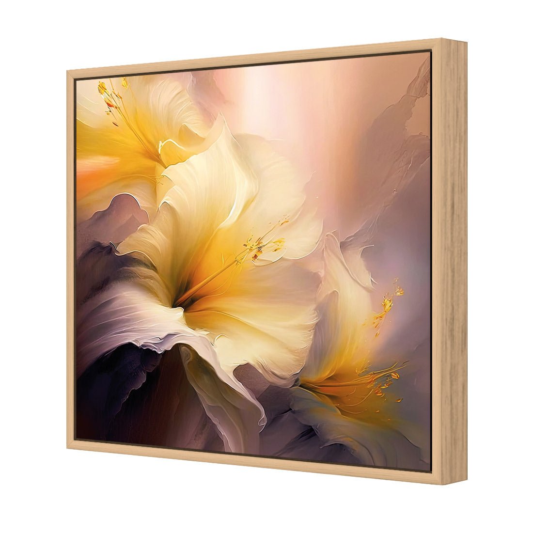 Fleeting Flowers IV - Wall Art Designs - WB_100675_AS_Q CAF_CP - MPY - 260 - M - S - S_37x37_S - 1550 - OAK