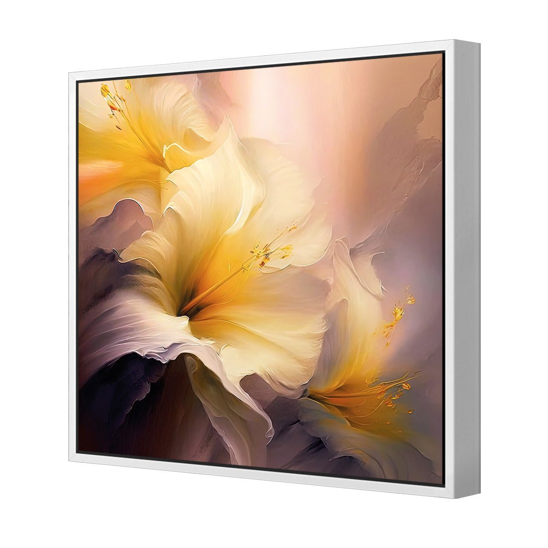 Fleeting Flowers IV - Wall Art Designs - WB_100675_AS_Q CAF_CP - MPY - 260 - M - S - S_37x37_S - 1550 - WHT