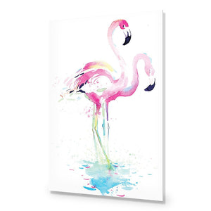 Flirty Flamingos | Standard Acrylic | No Frame No Border