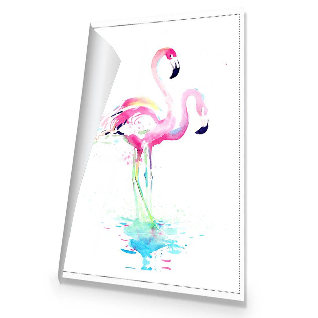 Flirty Flamingos | Standard Canvas | No Frame | Rolled Canvas